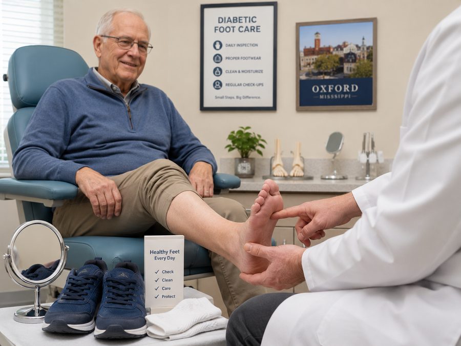 Diabetic Foot Care in Oxford MS: 6 Critical Daily Steps